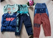 bluzy i spodnie chłopięce na 86 cm