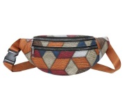 Nerka damska Szeroki regulowany pasek Geometryczna Nowa