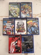 Zestaw gier PS2 PlayStation 2 - Gran Turismo, Crash, GTA