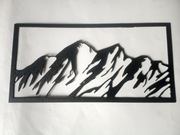 Wypalanka ,ozdoba, CNC, góry, dekoracje, obraz 