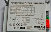 Statecznik elektroniczny OSRAM PT-FIT 70/220-240 S 70W Nowe !