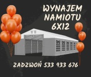 Wynajem namiotu 6x12