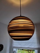 Okrągła lampa z tektury SFERA 35 Natura Rzeczy