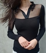 Bluzka wełna + jedwab Oscalito 