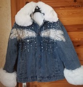 Dzinsowa katana ocieplana 