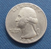 1/4 dolara 25 centów Quarter Dollar 1965 USA 