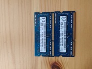 2x DDR 3 SKhynix, 2x 2GB, komplet. 