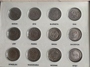 Znaki zodiaku komplet. 11 uncji srebra w eleganckiej kasecie