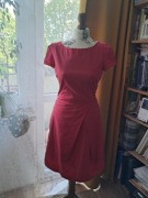 Malinowa sukienka Rene Lezard 