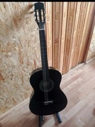 Gitara klasyczna pełnowymiarowa 4/4 akustyczna+ stojak do gitary