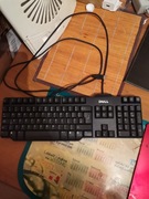 Klawiatura oryginalna sprawna typu DELL RT7D50, złącze USB, kabel dł. 2 m