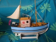 Kuter Rybacki statek DREWNO Model Kutra Rybackiego