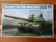 Model Rosyjskiego czołgu T-62 Era model z 1972 roku.