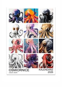 Kalendarz 2026 OŚMIORNICE 15x21 cm