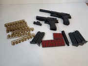 Zabawkowe pistolety zestaw 