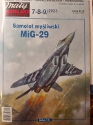 Mały modelarz 7-8-9/2023 samolot myśliwski MIG-29 + zestaw narzędzi !!!