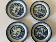 Antyczne Unikatowe Talerze Porcelanowe DYNASTIA QING XVIII Wiek 4szt