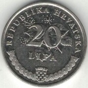Chorwacja 20 lipa lip 2001 - 18,5 mm - nr 2