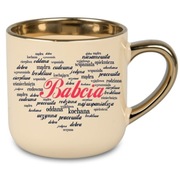 Złoty kubek „Babcia” – idealny prezent na Dzień Babci / urodziny / imieniny