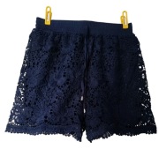 Nowe krótkie spodenki koronkowe z podszewką r. XL /2 XL granat i koralowe 