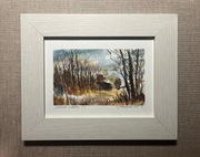 Paweł Jerzy Migdalski - akwarela, Sękocin, listopad 5