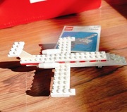 LEGO 455 Legoland Learjet old 3x 8c01 white