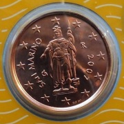SAN MARINO  2007 2 CENTY UNC !!!!!!!!!!