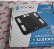Waga łazienkowa Oromed ORO SCALE BLUETOOTH czarna.
