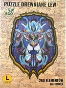 Puzzle drewniane Lew, 250 el, NOWE w folii