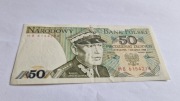50 zł banknot PRL Polska 1988r. seria HB