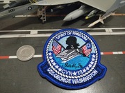 Naszywka z rzepem lotniskowiec atomowy USS George Washington CVN 73 