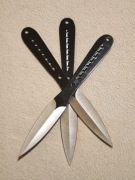 Noże, Rzutki, zestaw 10/spore/Solidne