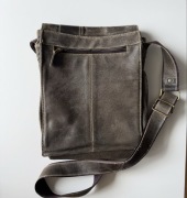 Torba męska Greenburry listonoszka vintage skóra stan bdb