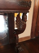 Empire- komoda z lustrem, bardzo bogate rzeźbienia