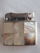 Zapalniczka kolekcjonerska 1000 zunder Duplex perłowa . Benzynowa .  