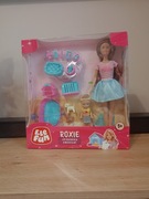 Lalka roxie jak barbie opiekunka zwierząt weterynarz mała o duża lalka pies