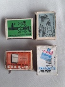 Zapałki kolekcjonerskie zestaw 4 szt Izrael .