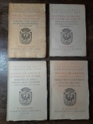Piotra Skargi Pisma Wszystkie. 4 tomy Ultima Thule1923-26 karty nierozcięte