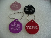 Adresówka dla psa kota grawerowany znaczek identyfikator z numerem telefonu