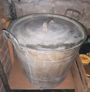 kocioł do gotowania bielizny pasteryzacji przetworów słoików weków PRL