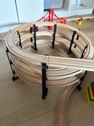 Wsporniki do toru drewnianego 