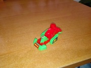 Samochód samochodzik auto autko zabawka model gokart F1 zielony 7cm
