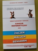 Kangur matematyczny 2021 suplement żaczek maluch beniamin