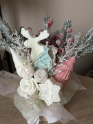 Ręcznie robiony Box świąteczny ze świec sojowych