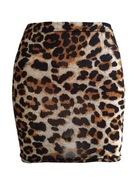 Mini Spódniczka Damska Krótka spódnica panterka w centki Nowa 