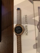 SMARTWATCH DAMSKI DLA KOBIETY ELEGANCKI CYRKONIE ROZMOWY POWIADOMIENIA PULS