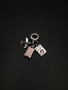 Charms do Bransoletki Pandora srebrna na prezent dla podróżnika 