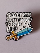 Metalowa przypinka pin broszka wpinka