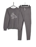 Komplet Dresowy Bluza Spodnie Szary Magasin Du Nord |R. S/M