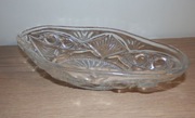Półmisek miseczka salaterka paterka szklana kryształowa stara PRL szkło